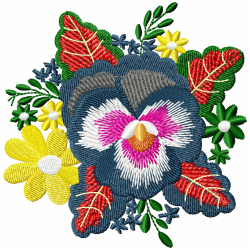 Flowers And Tree Embroidery Design 10 Flowers And Tree Embroidery Design 10